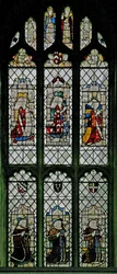 Window w3 depicting the third window from the east end of the north aisle