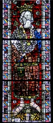 Window depicting St Edward the Confessor