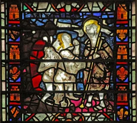 Window W58 depicting the Harrowing of Hell