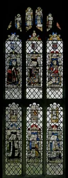 Window w5 depicting the fifth window from the west end of the north aisle