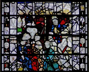 Window depicting a scene from the life of St Paulinus?