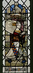 Window w7 depicting a donor - Dorothy Clopton