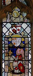 Window w7 depicting a donor - Ann Montgomery