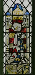 Window w7 depicting a donor - Anne Denstone