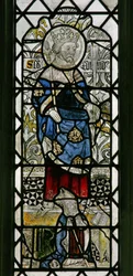 Window depicting St Edmund