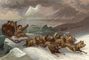 Wonderful Escape on the Breaking up of the Ice