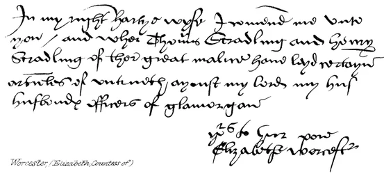 Elizabeth, Countess of Worcester