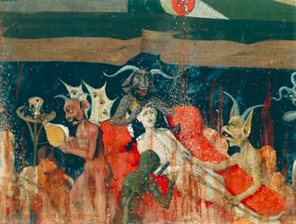 Demons and Damned in Hell (detail)