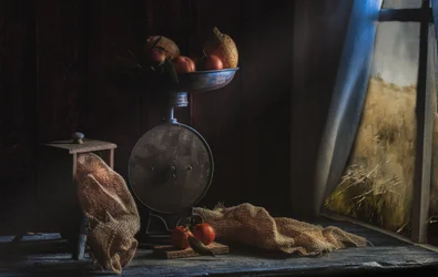 Rustic Harvest Still Life