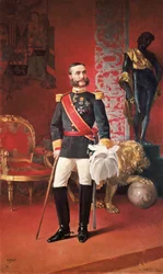 Portrait of the King of Spain Alfonso XII