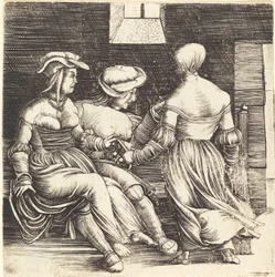 Young Man and Maids