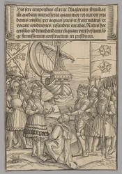 Maximilian and Henry VII of England, plate 11 from Historical Scenes from the Life of Emperor Maximilian I from the Triumphal Arch