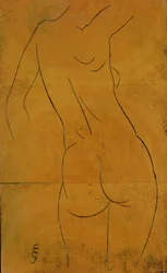 Female Nude, Back View