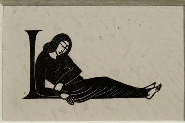 Initial L with Woman