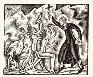 The Attack, from The Travels and Sufferings of Father Jean de Brebeuf