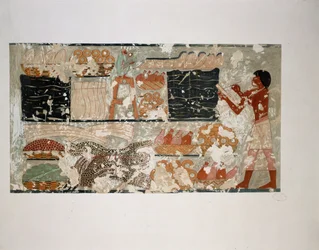 A Scribe Registering Nubian Tribute
