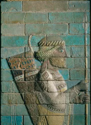 An archer, (detail)