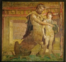 Chiron, the Wise Centaur, Tutor of Gods and Heroes, Teaches Achilles to Play the Lyre