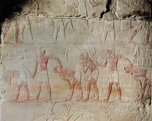 Farmers presenting unsatisfactory accounts, supervisors beating the farmers