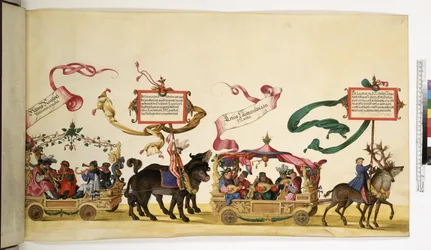 Full page: detail from the Triumphal Procession, c.1550-1600