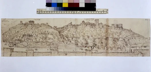 Pen drawings by Anton Wyngaerdi and Georg Hoefnagel