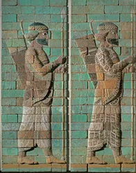 Procession of Archers, Glazed Tiles