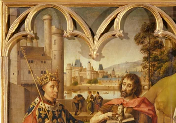 Retable of the Parliament of Paris: Saint Louis, Saint John Baptist, Saint Denis, Charlemagne