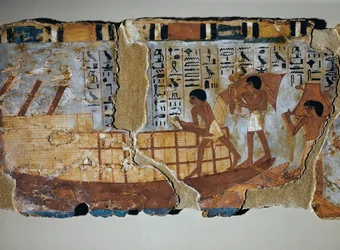 Slaves Loading Wheat on a Boat