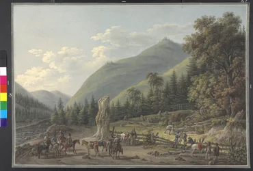 The Borscha Pass, Hungary