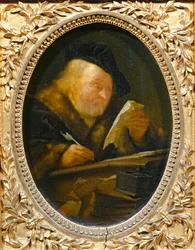 Old Man Writing