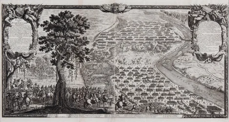 The Battle of Warsaw on July 1656