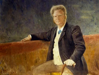 Portrait of Bjorn Bjornson (1859-1942), actor and theatre director