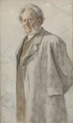 Portrait of Henrik Ibsen 1828-1906, 1895