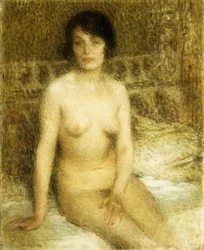 A seated Nude