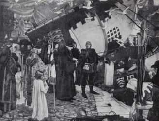 John Cabot, Italian-born English explorer, who discovered the North American coastline