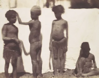 Children from the Village of Kalabshah, Nubia
