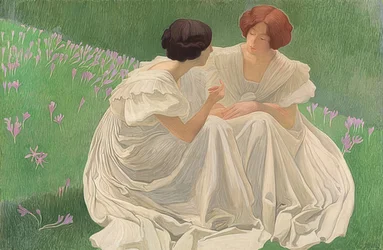 The Two Whites (Les Deux Blanches). 1898