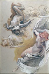 Study for the Ceiling Painting in the Bern City Theater