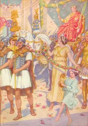 His progress was as that of a king, c1912