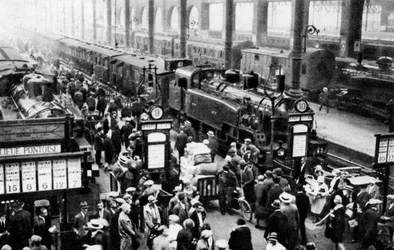 Arrival of Train at North Station, Paris