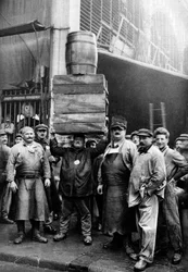Porters at the Central Market, Paris