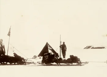 The furthest south: Lat 85° 17’ South, National Antarctic Expedition. From album by Sir Ernest Henry Shackleton entitled National Antarctic Expedition (1901-1903)