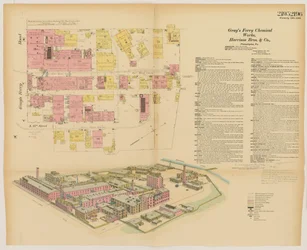 Grays Ferry Chemical Works, Grays Ferry Rd. (north side) between Thirty-fourth St. and Thirty-sixth St., Hexamer General Surveys, 1888