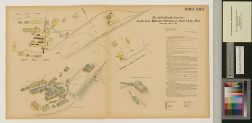 North East Mill and Shannon or Stone Chase Mill, Maryland, Hexamer General Surveys, 1880