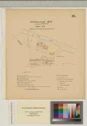 Plan for Hillsborough Mill, Middletown Township, Delware, illustration from 