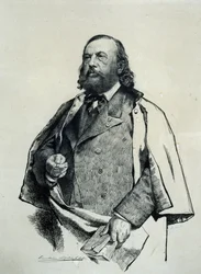 Portrait of the Poet Théophile Gautier