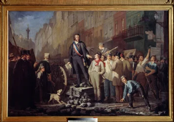 Alphonse Baudin on the Barricade of the Faubourg Saint Antoine