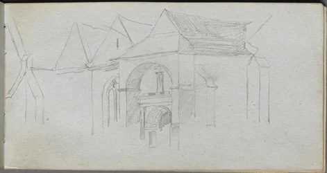 Sketchbook, Page 22: Architectural Study