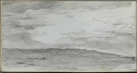 Sketchbook, Page 34: Landscape Study