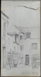 Sketchbook, Page 39: Street Scene